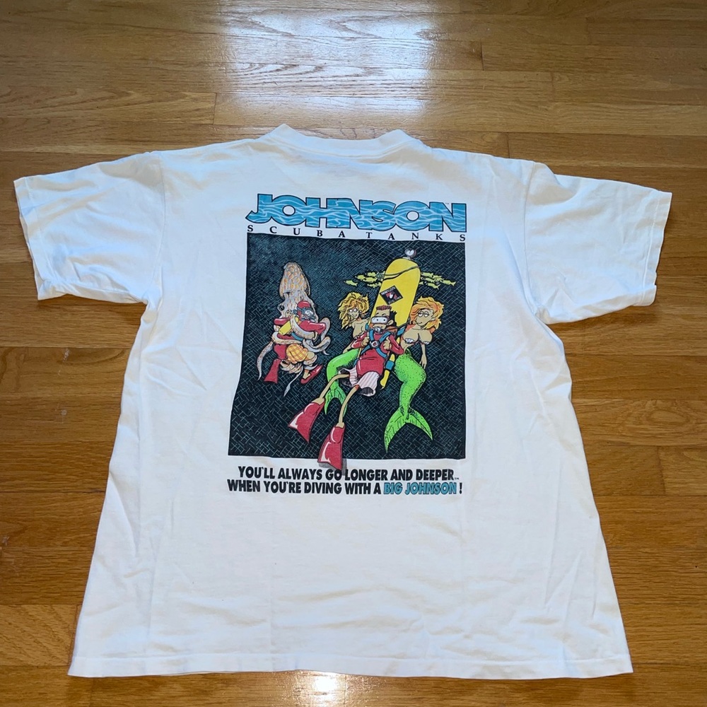 Johnson scuba t shirt size L